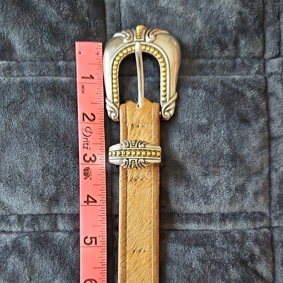 Vintage Western Calf Hair Ranger Belt Set - Picture 2 of 8